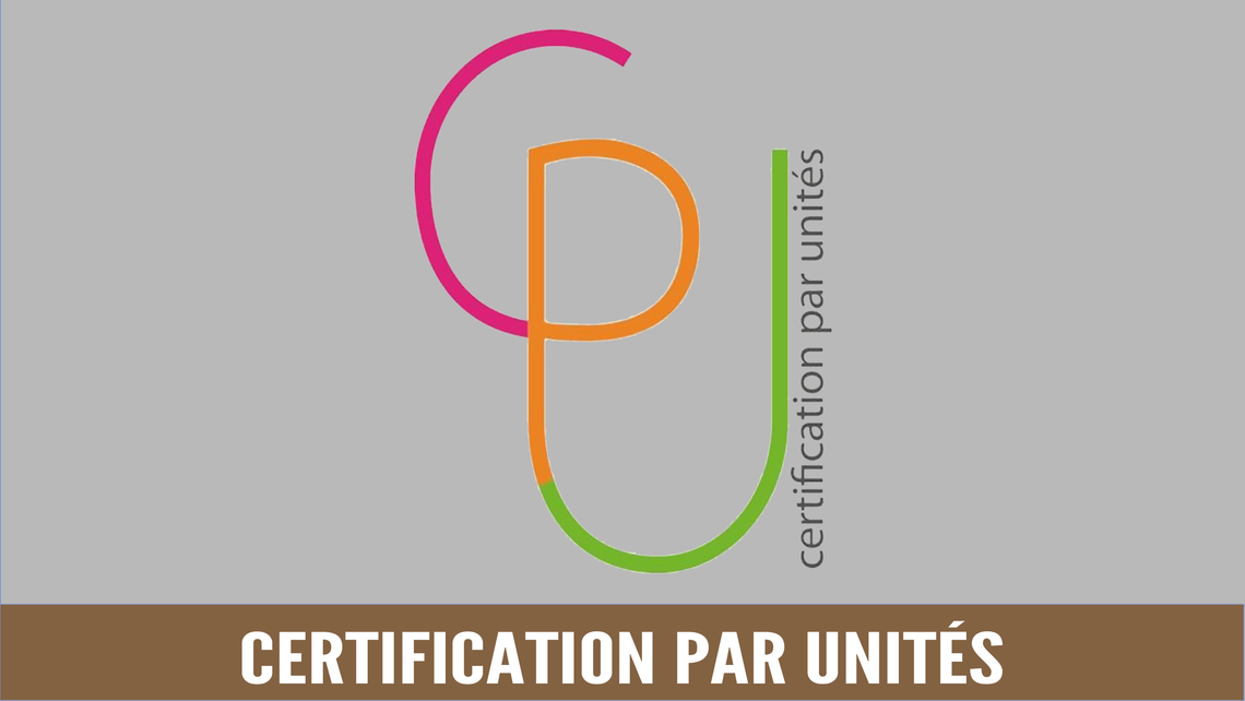 Certification Par Unités